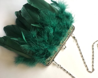 Diseña tu Bolso de plumas para novia / invitada / madrina / perfecta