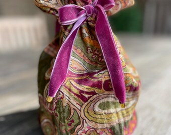 Bolso terciopelo estampado invitada boda fiesta