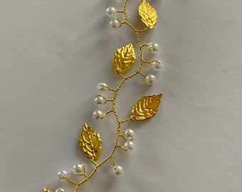 Headpiece for updo or braid / wedding / bride