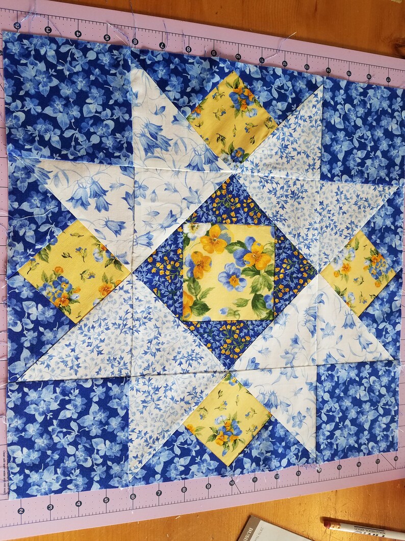Moda Summer Breeze Queen Quilt Including Two King Size Pillow Etsy