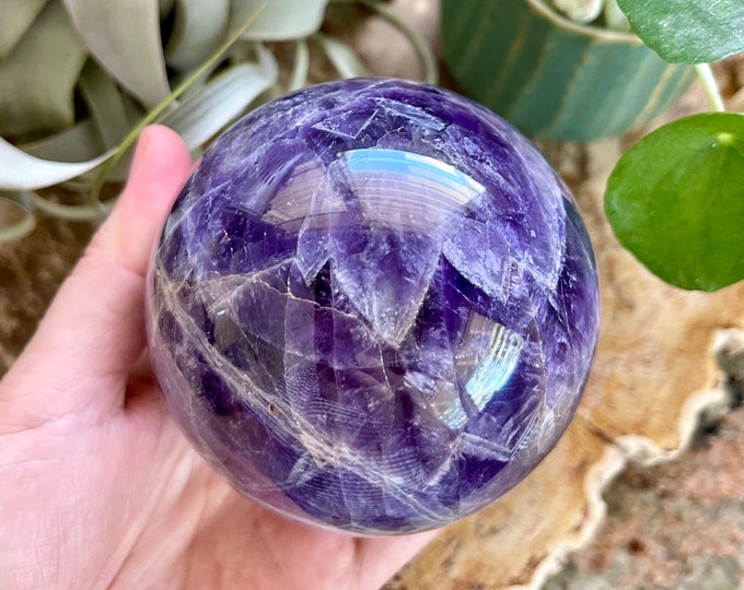 Gorgeous Dream Chevron Amethyst Sphere From the Congo 1 Lb. - Etsy