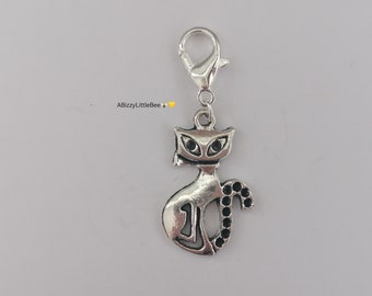 Cat Clip on Charm
