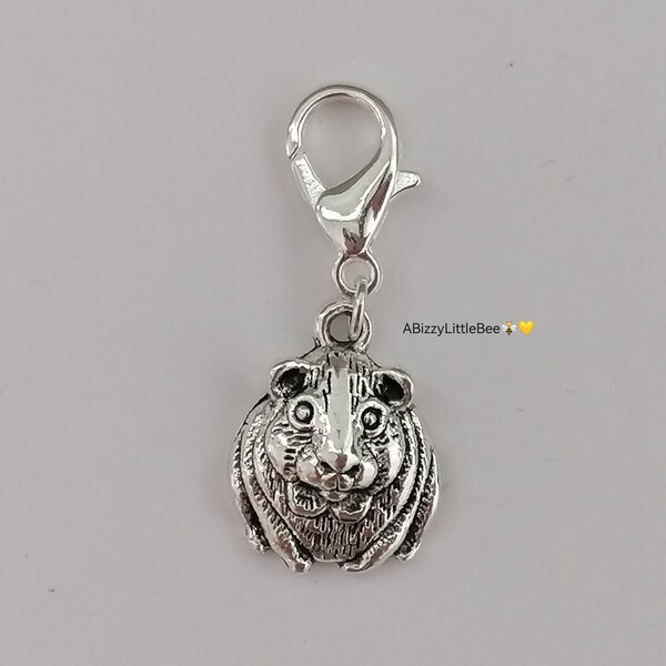 Hamster Guinea Pig Clip on Charm