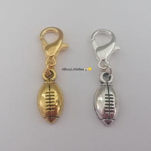 Rugby Clip on Charm