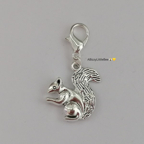 Squirrel Clip on Charm