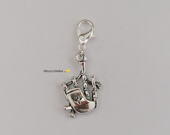 Bagpipes Clip on Charm