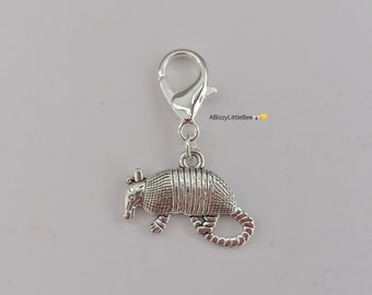 Armadillo Clip on Charm