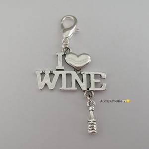 Wine Clip on Charm