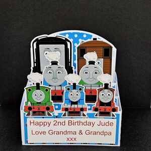 PERSONALISED BIRTHDAY CARD Thomas The Tank Engine Children Boys Son - View #10