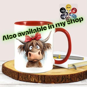 Cow Mug: Personalised cow gift cup - free GiftBox image 9
