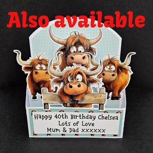 Cow Mug: Personalised cow gift cup - free GiftBox image 8