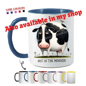 Cow Mug: Personalised cow gift cup - free GiftBox image 6