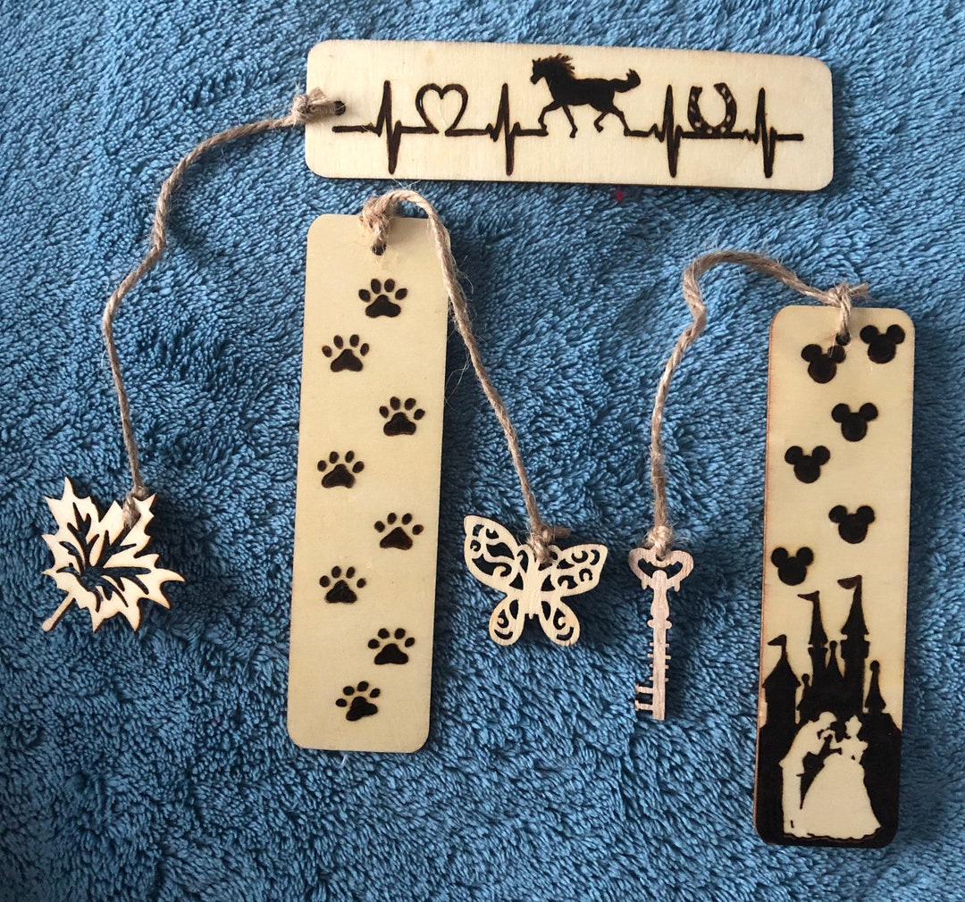 Personalized Bookmark - Wood Burning Art - Custom Pyrography - Etsy