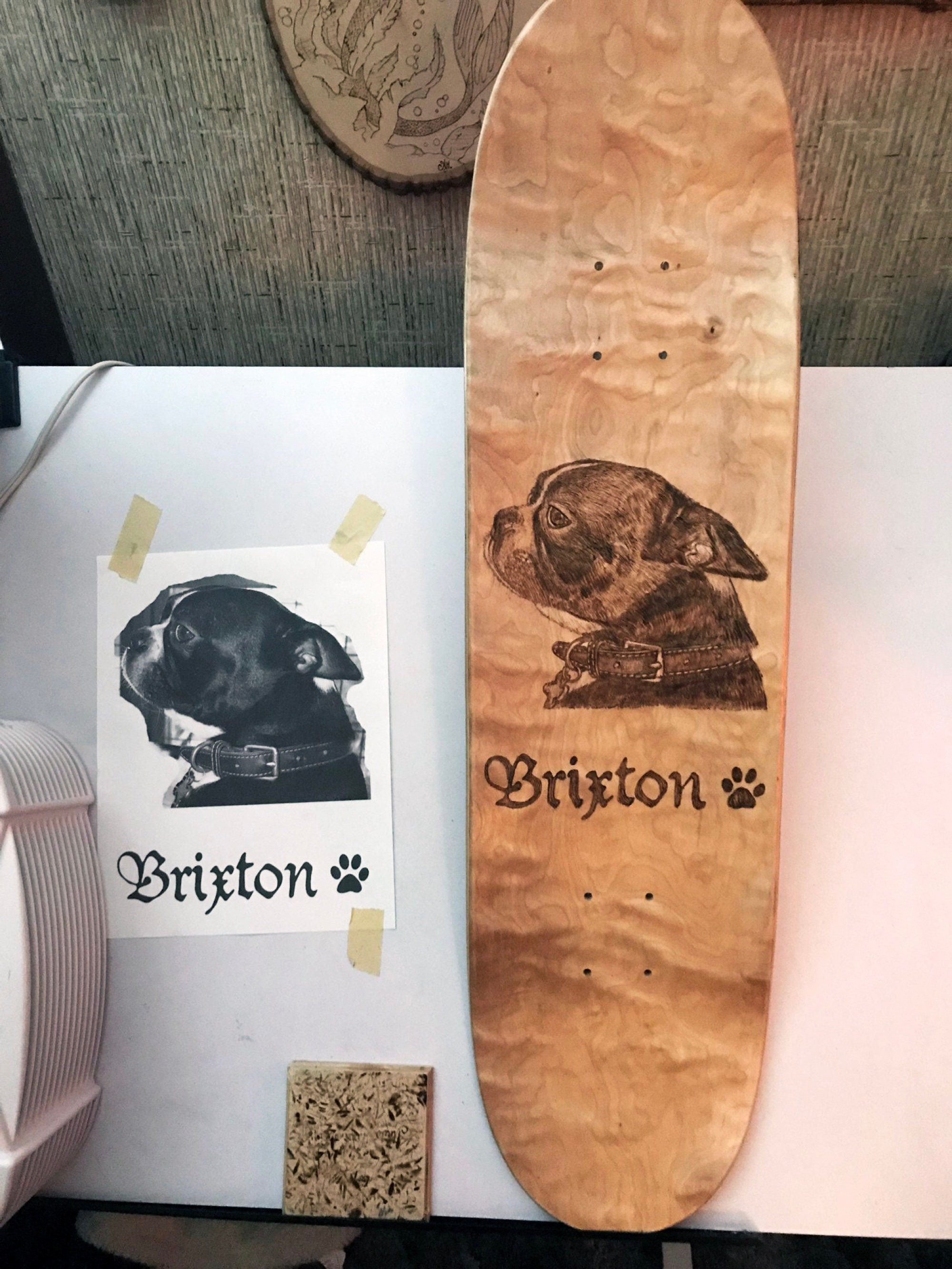 カスタムデザインスケートボード 8.25インチ x 31.5インチ - ウッド