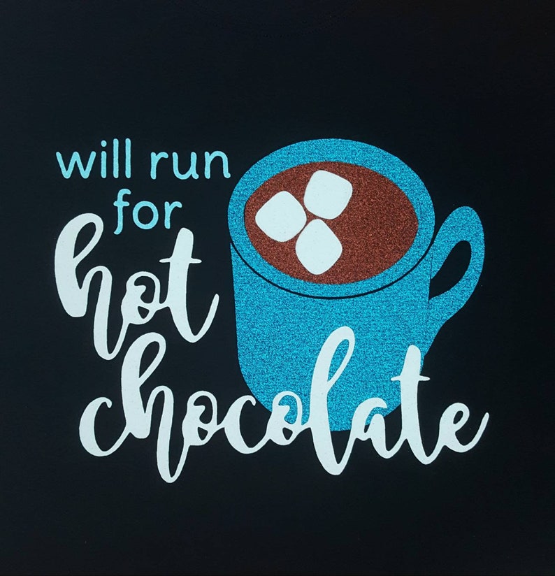 Will Run for Hot Chocolate Race / Run Inspired Running Shirt Etsy