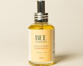 Organic Jojoba Oil Makeup Remover - Cleansing Oil - Facial Cleanser - Oil Based Cleanser – 100ml