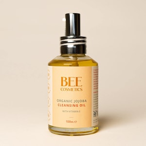Organic Jojoba Oil Makeup Remover - Cleansing Oil - Facial Cleanser - Oil Based Cleanser – 100ml