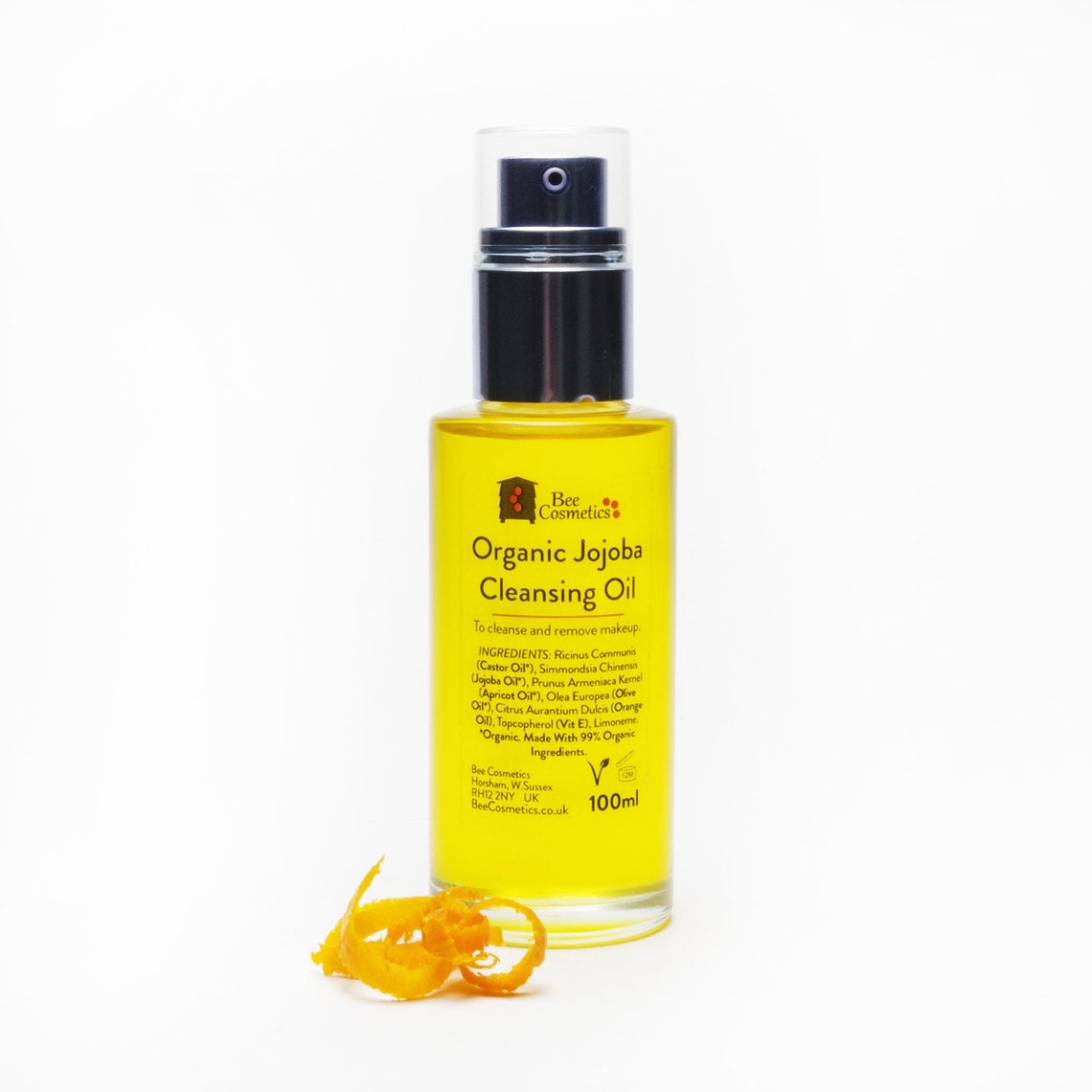Organic Jojoba Cleansing Oil face cleanser and makeup Etsy