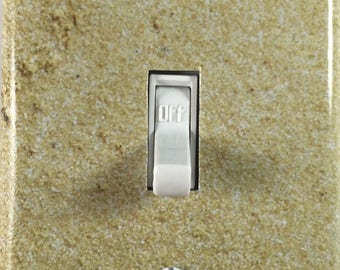 Beach Sand Light Switch / Cover Outlet Switch Plate *Free Shipping*