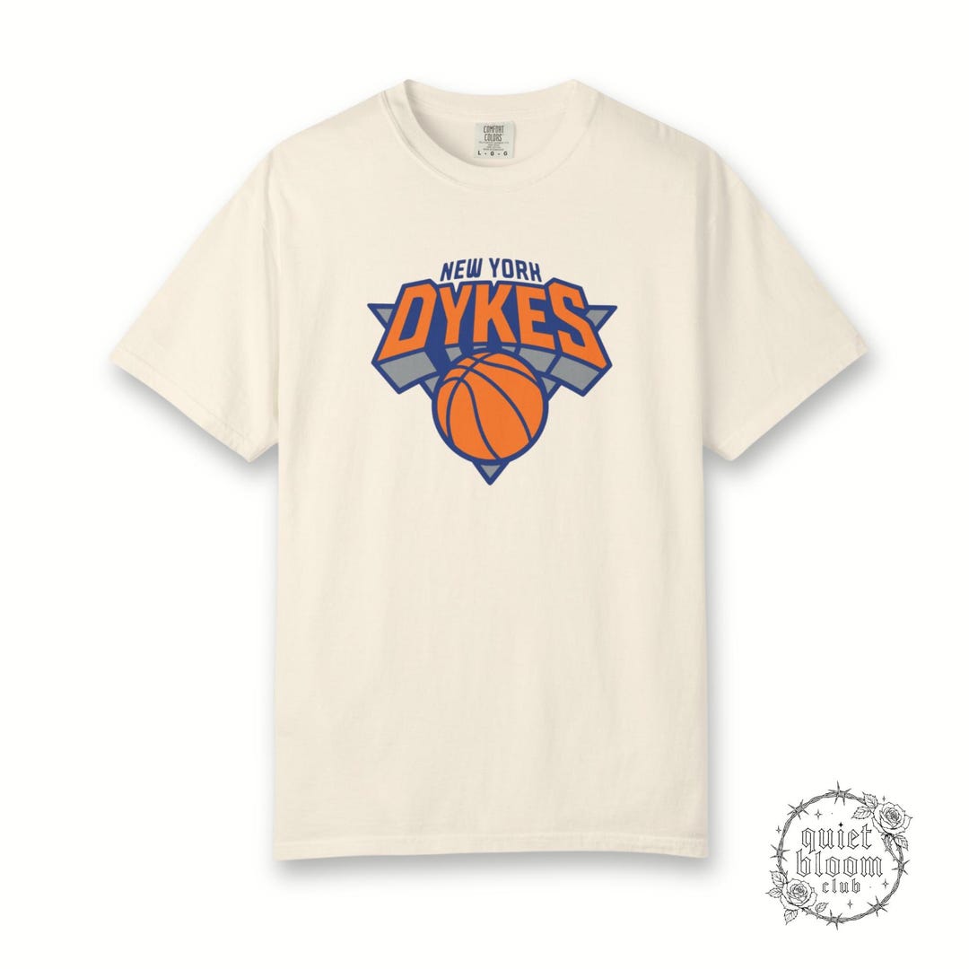 NY DYKES Basketball T Shirt Comfort Colors| Knicks Vintage Sports