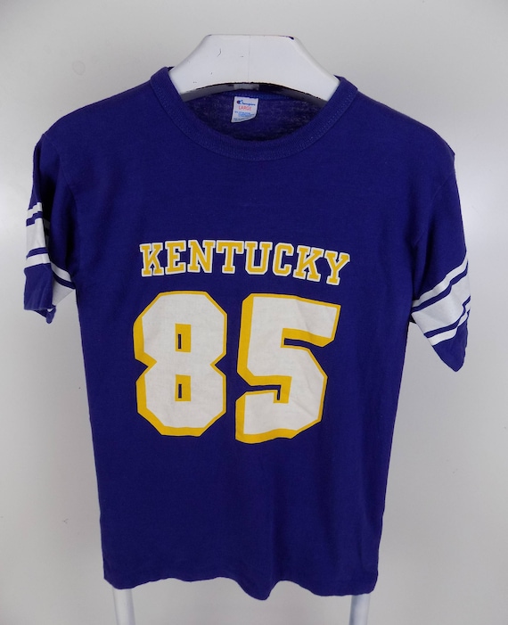 Vintage 70s Kentucky Champion Blue Bar Jersey Shirt Etsy
