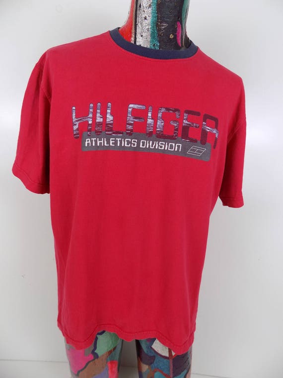 Vintage Tommy Hilfiger Athletics Division Tshirt … - image 3