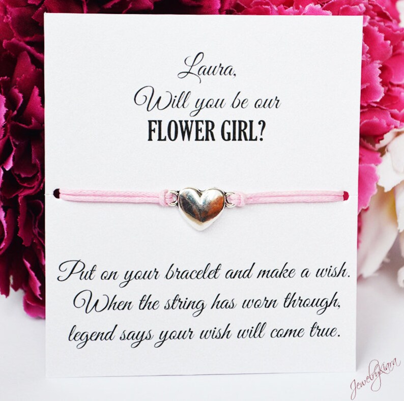 Flower Girl Gift Flower Girl Proposal Will You Be My Flower Etsy