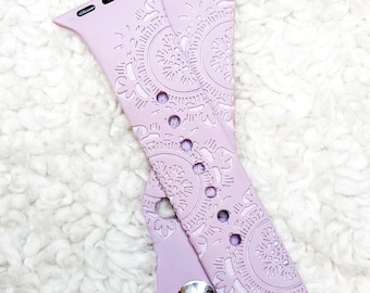 Floral Geometric Watchband File, Mandala Watchband File, Digital File, Watch Band, Engraved Watchbands, Laser Watch File