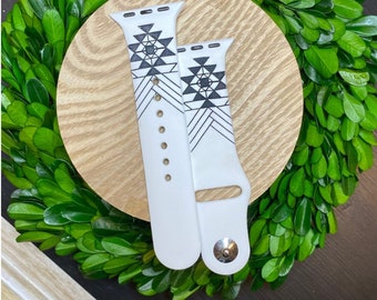 Boho Watchband File, File digitale, Cinturino orologio, Cinturini incisi, Laser Watch File