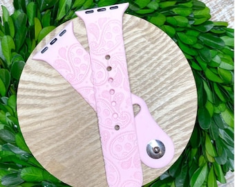 Paisley-klockarmbandsfil, digital fil, klockarmband, graverade klockarmband, laserklockfil