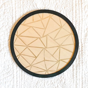 Geometrische patroon teken achtergrond, teken SVG, patroon voor Glowforge, laserbestand
