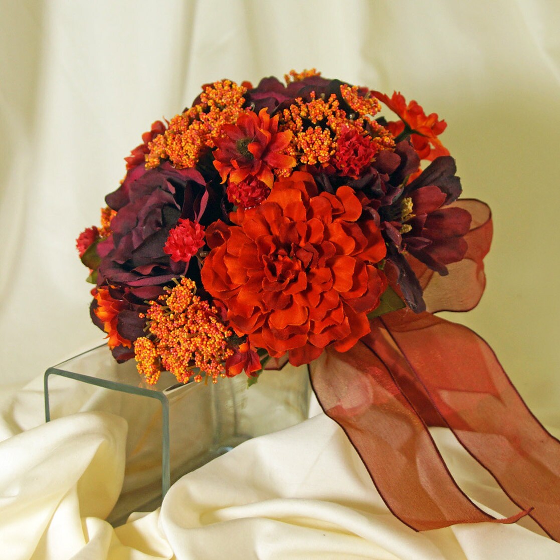 aster wedding bouquet