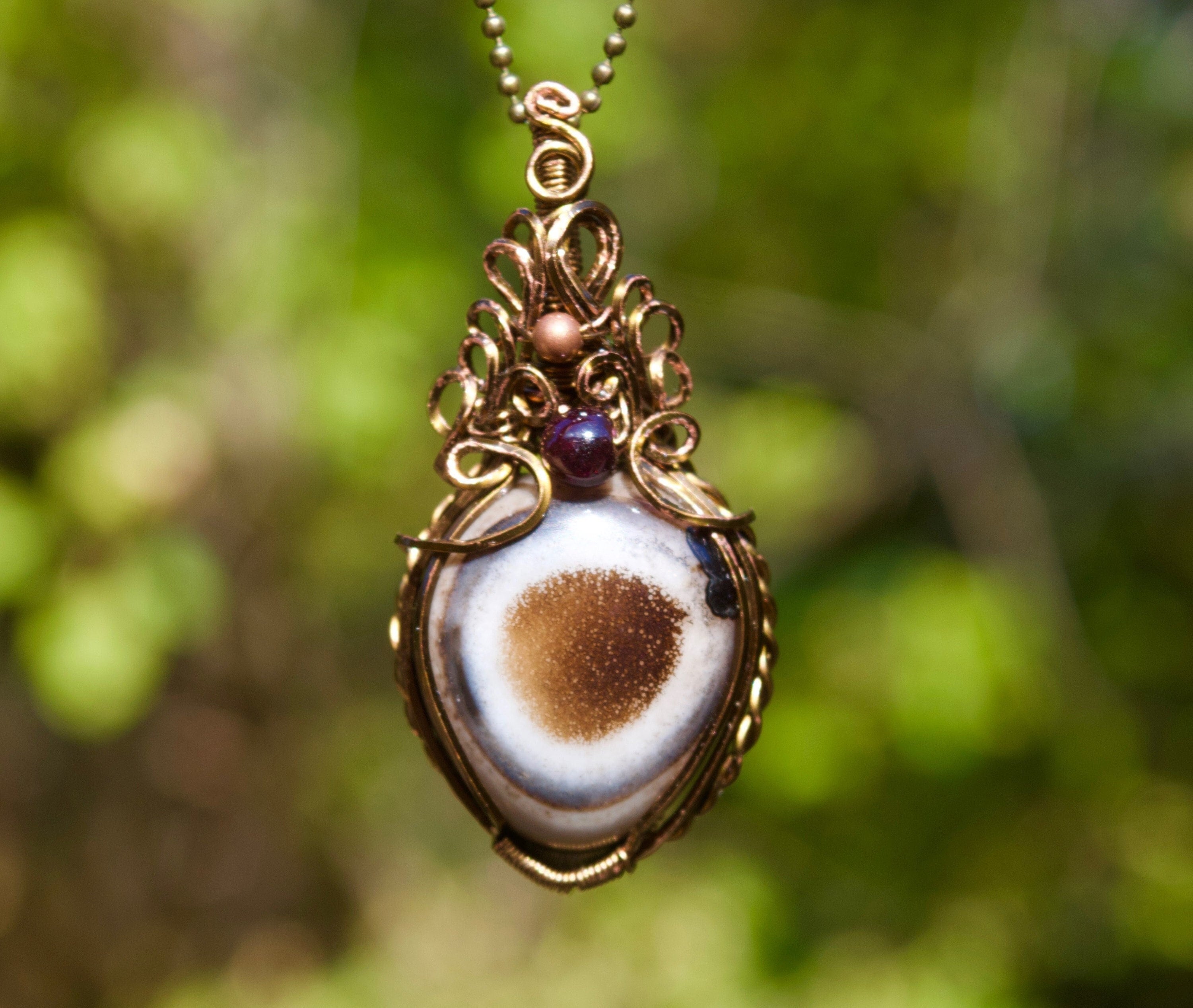 Wire shop wrapped agate
