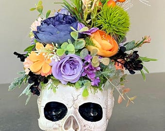 Skull Halloween Boquet Centerpiece