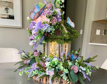 Enchanted FAIRY Floral Lantern Centerpiece – Fairy Lights, Princess Party Decor