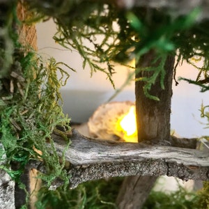 Lighted Fairy Window/ Enchanted Forest/ Fairy Door Reclaimed Wood/weddings/woodland party image 5