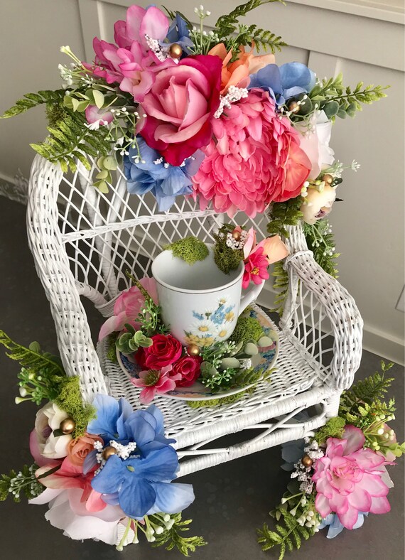 Boho Alice Wonderland Tea Party Centerpiece Baby Shower Etsy