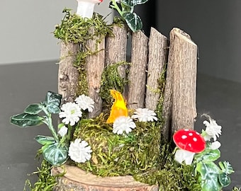 Lighted Enchanted Forest candle/Fairy party Reclaimed Wood/weddings/woodland party enchanted wedding / enchanted forest