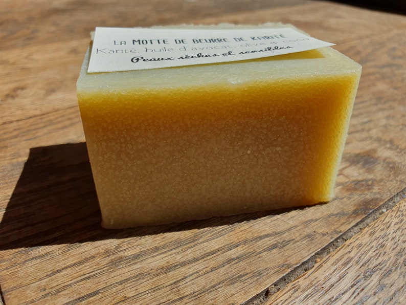 The Shea Butter Cloth, superfatted soap with shea and vegetable oils of olive, avocado and coconut for dry and sensitive skin image 2