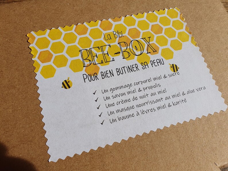 "Bee-box" gift set, complete honey-based skincare image 6