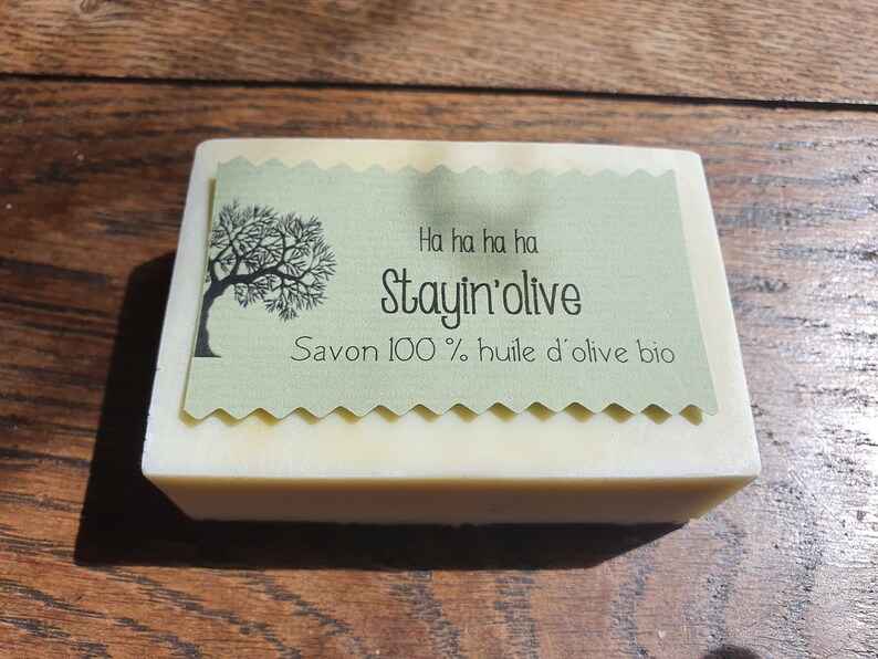 Le Stayin'olive, savon artisanal saponifié à froid 100 % huile d'olive bio sans parfum just stayin'olive, stayin'olive image 4