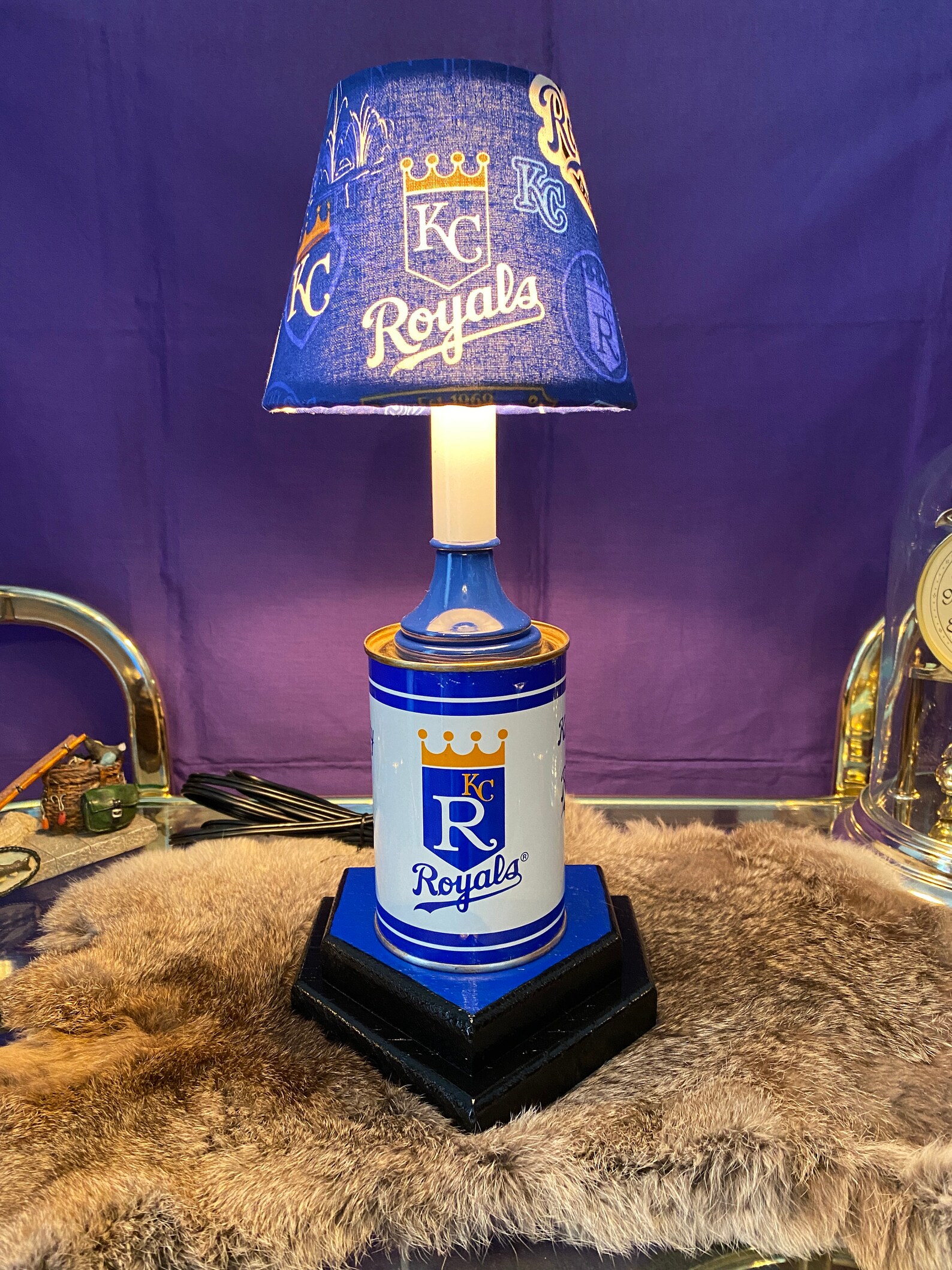 Kansas City Royals Accent Lamp Etsy