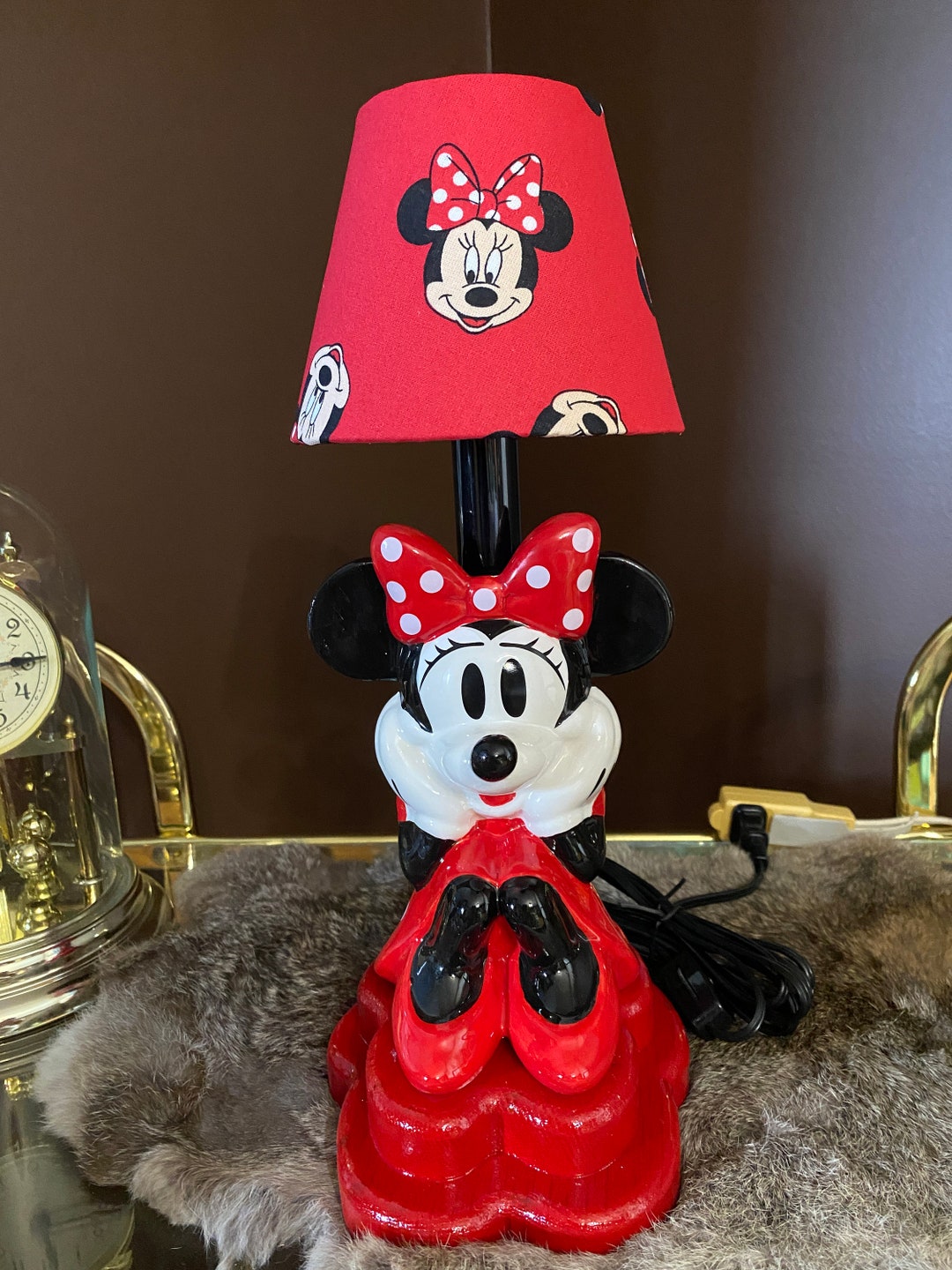 Sitting Minnie Mouse Accent Lamp