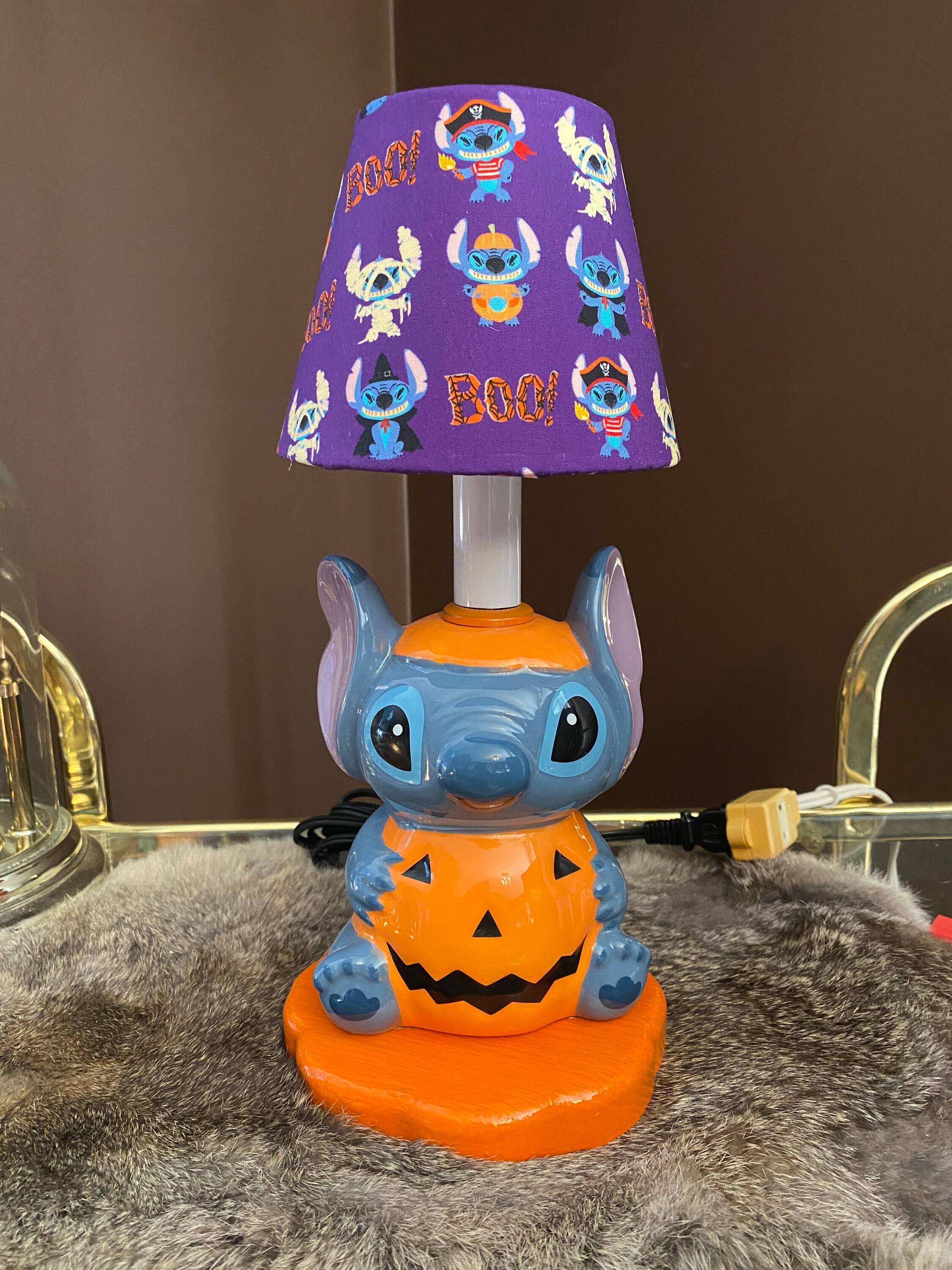 TIMPCV Lovely Stitch 3D LED Night Light, Cartoon Lilo & Stitch Table Lamp,  Girls Desk Lamp, Baby Bedroom Sleeping Night Lamp, Bedside Lamp, Birthday