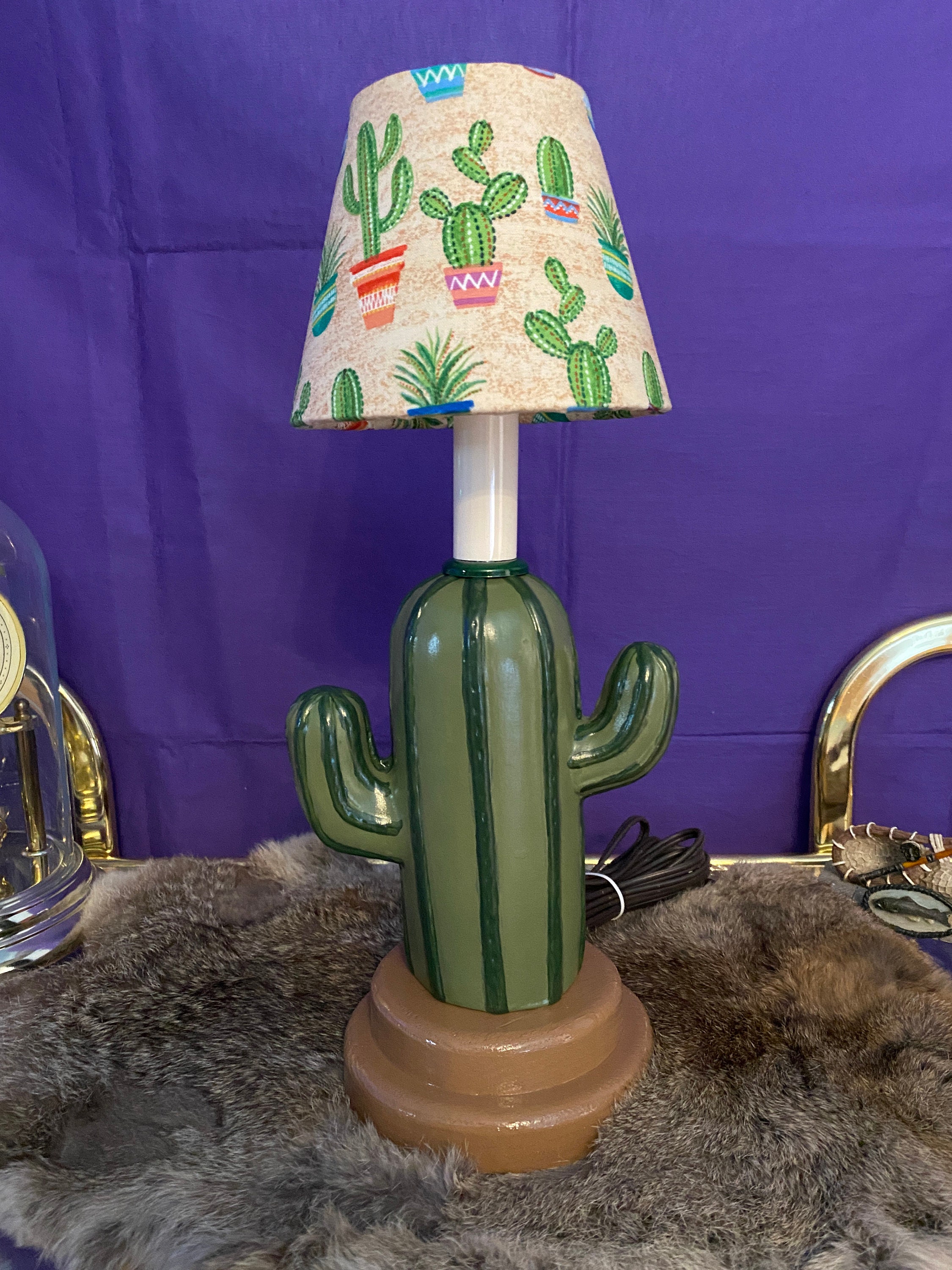 Saguaro Cactus Accent Lamp - Etsy