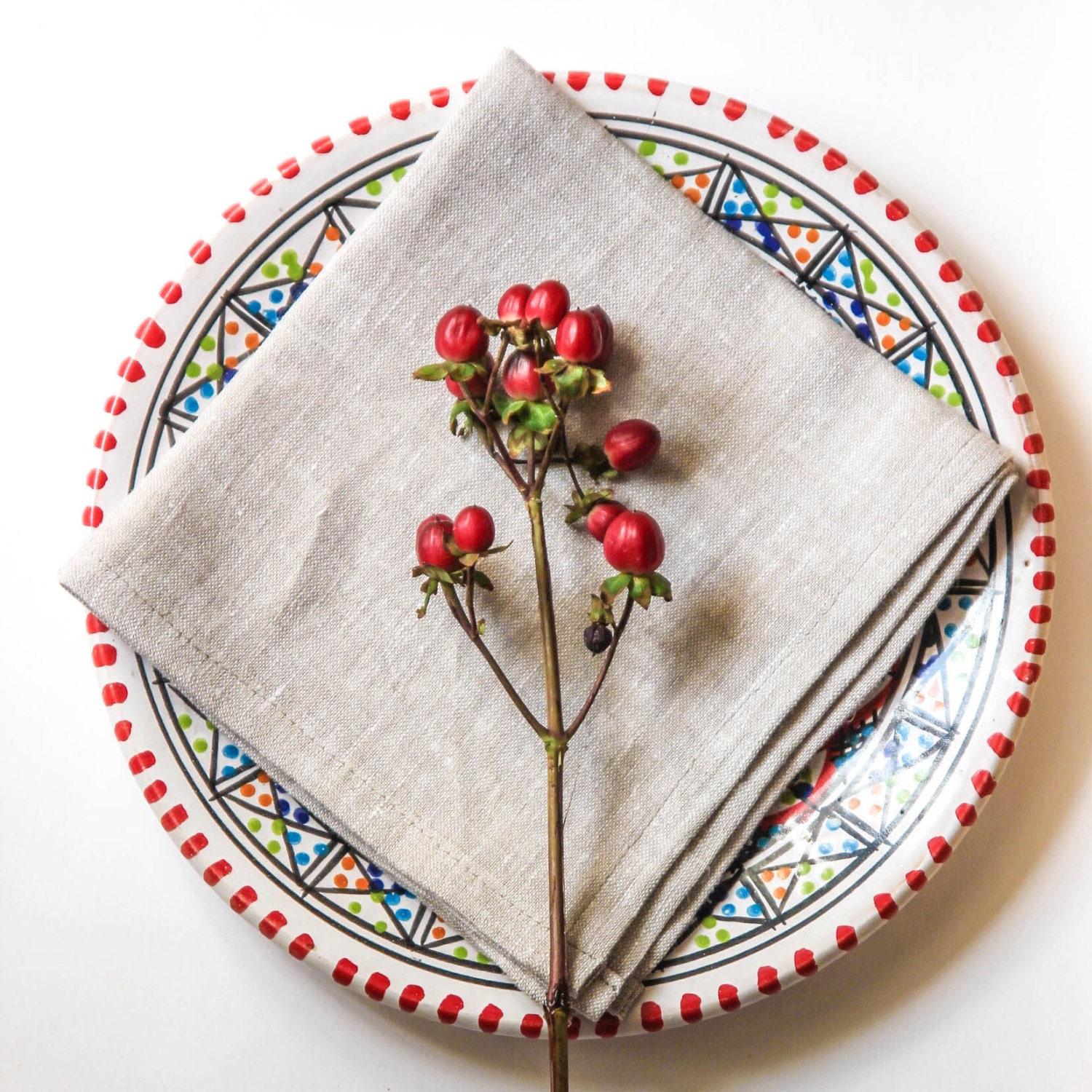 FREE SHIPPING kitchen napkins Softened linen napkins Linen Etsy