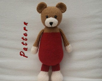Crochet Bear Pattern - Tephra the Bear