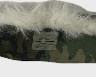 US Military Goretex Jacket Parka Fur Ruff Extended Cold XL ECWCS usgi