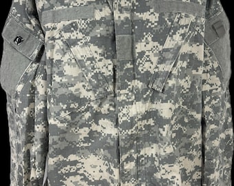 Genuine US Military ACU Combat shirt / top Digital Camo Large-Long