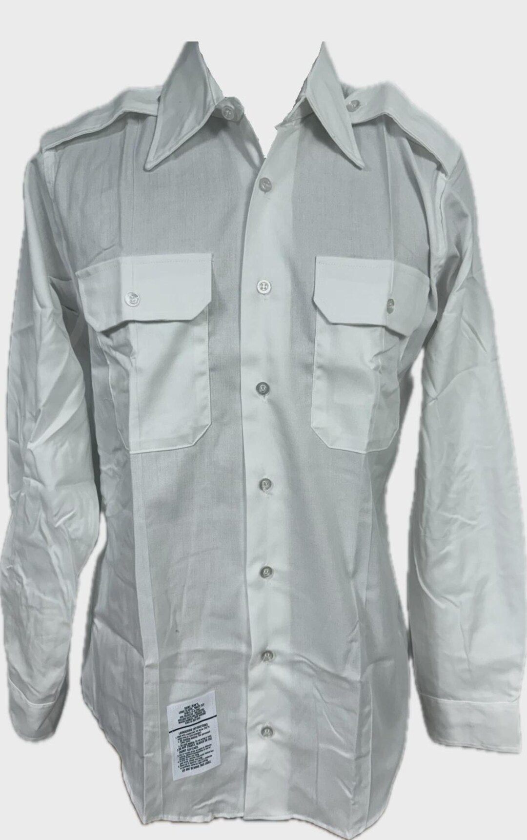 army dress blues white shirt White Shirt, US Army Dress Shirt ASU Size 17.5 32/33